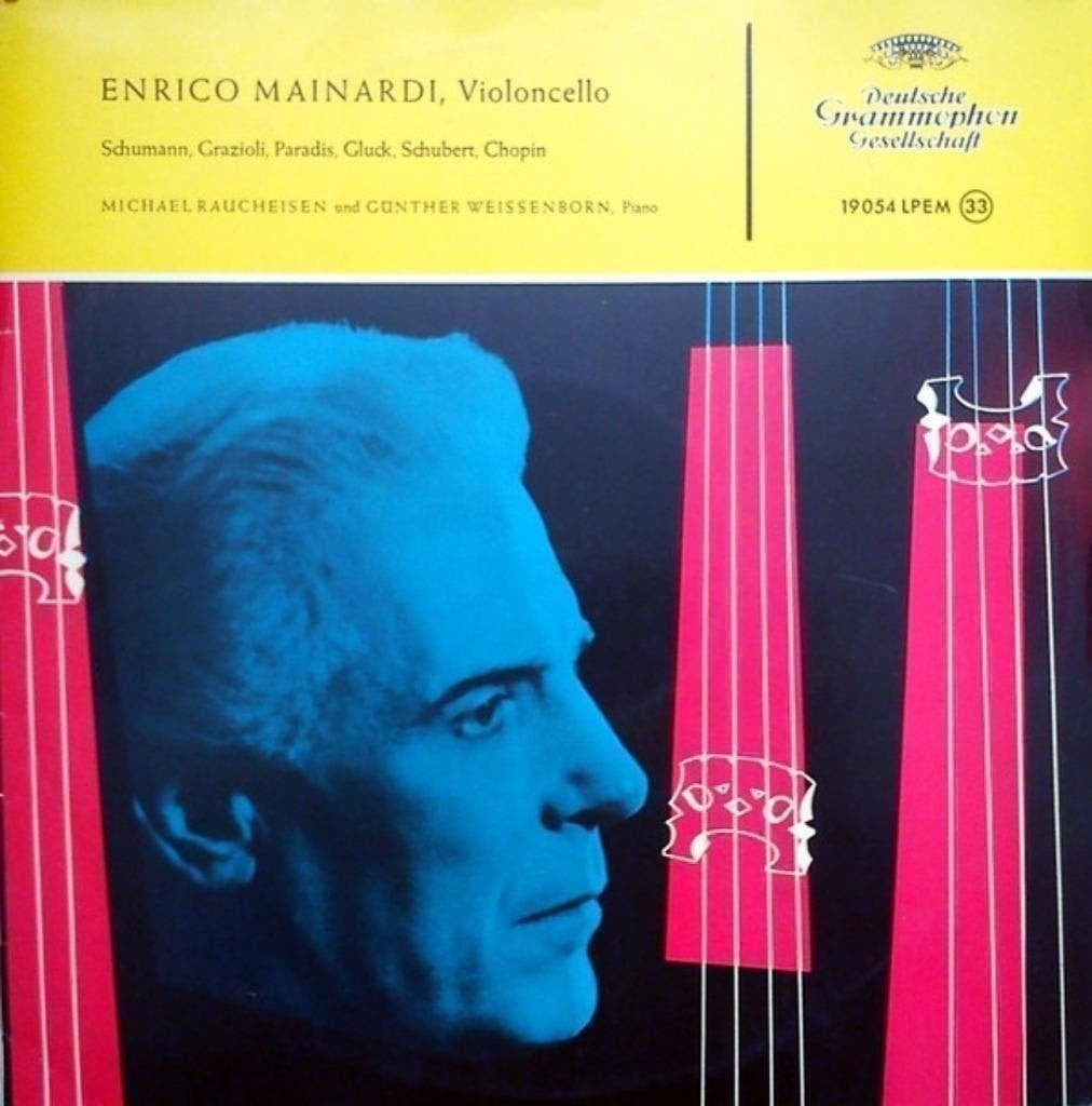 Enrico Mainardi Spielt Cello, Kamermuziek, Ophalen of Verzenden, Zo goed als nieuw, 12 inch