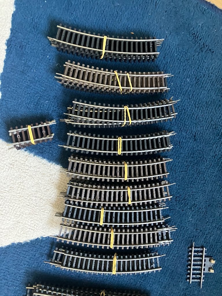 Piko Modelspoor H0 profielspoor incl wissels en kruispunt, Gebruikt, Gelijkstroom, Rails, Analoog