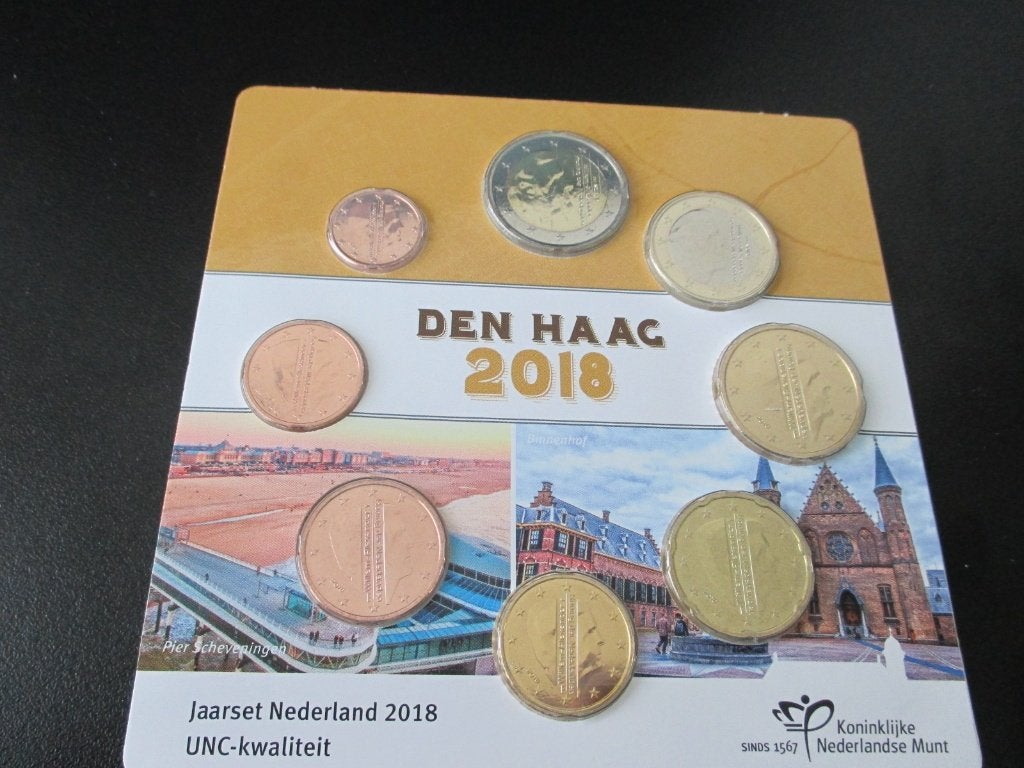 Jaarset 2018 Den Haag unc, Ophalen of Verzenden, Koningin Beatrix, Euro's, Setje