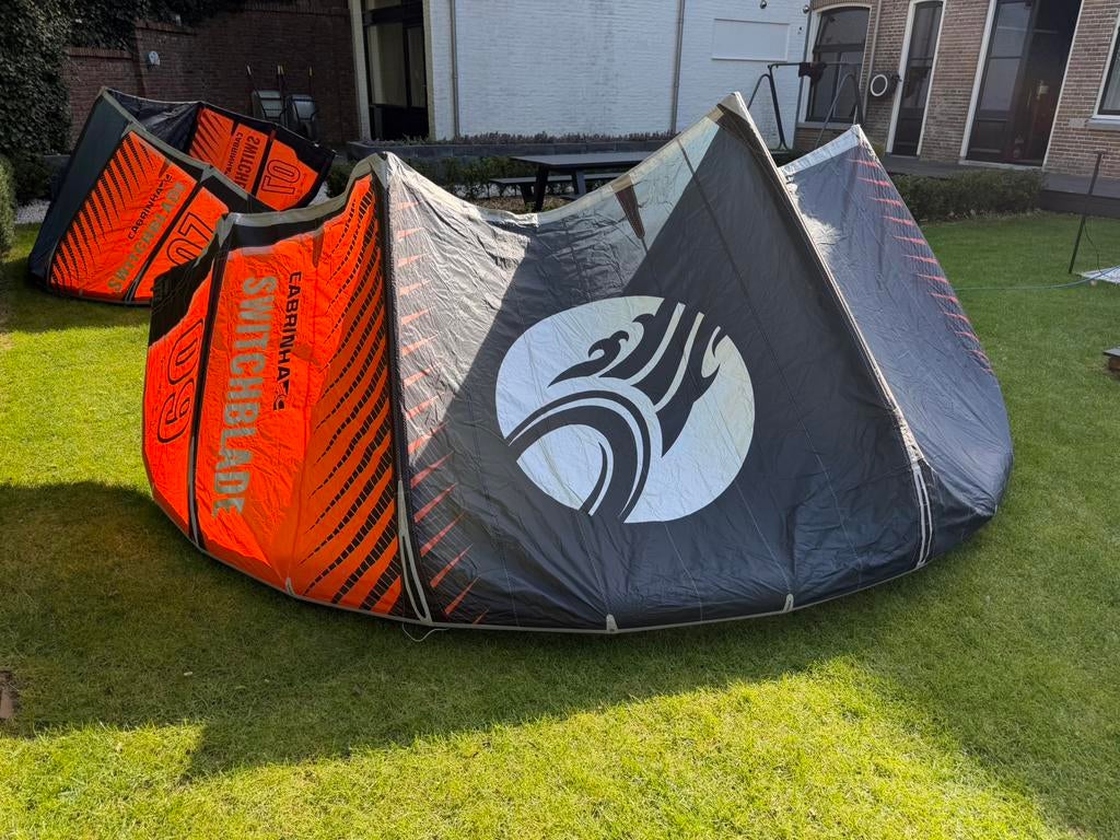 Cabrinha Switchblade 9m – Uitstekende staat – Allround kite, Ophalen of Verzenden, Zo goed als nieuw