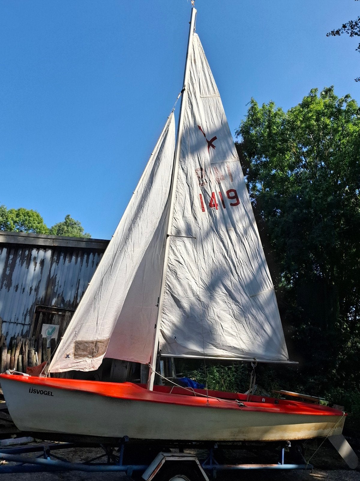 Flying Arrow zeilboot, Ophalen, Flying Arrow