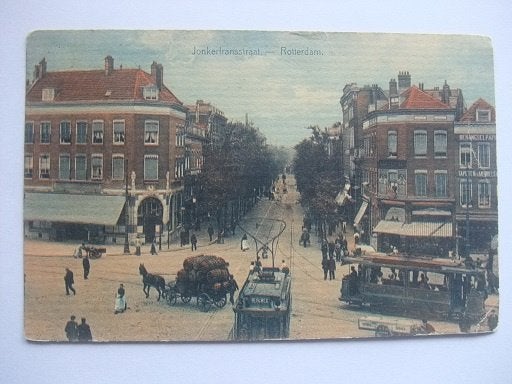 Q25 Rotterdam - Jonker Fransstraat - 1910, Verzenden, Voor 1920, Gelopen, Zuid-Holland