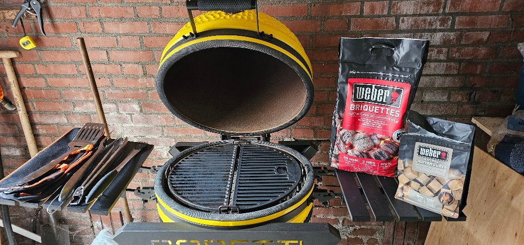 Boretti grill, Ophalen, Zo goed als nieuw, Boretti, Met accessoires