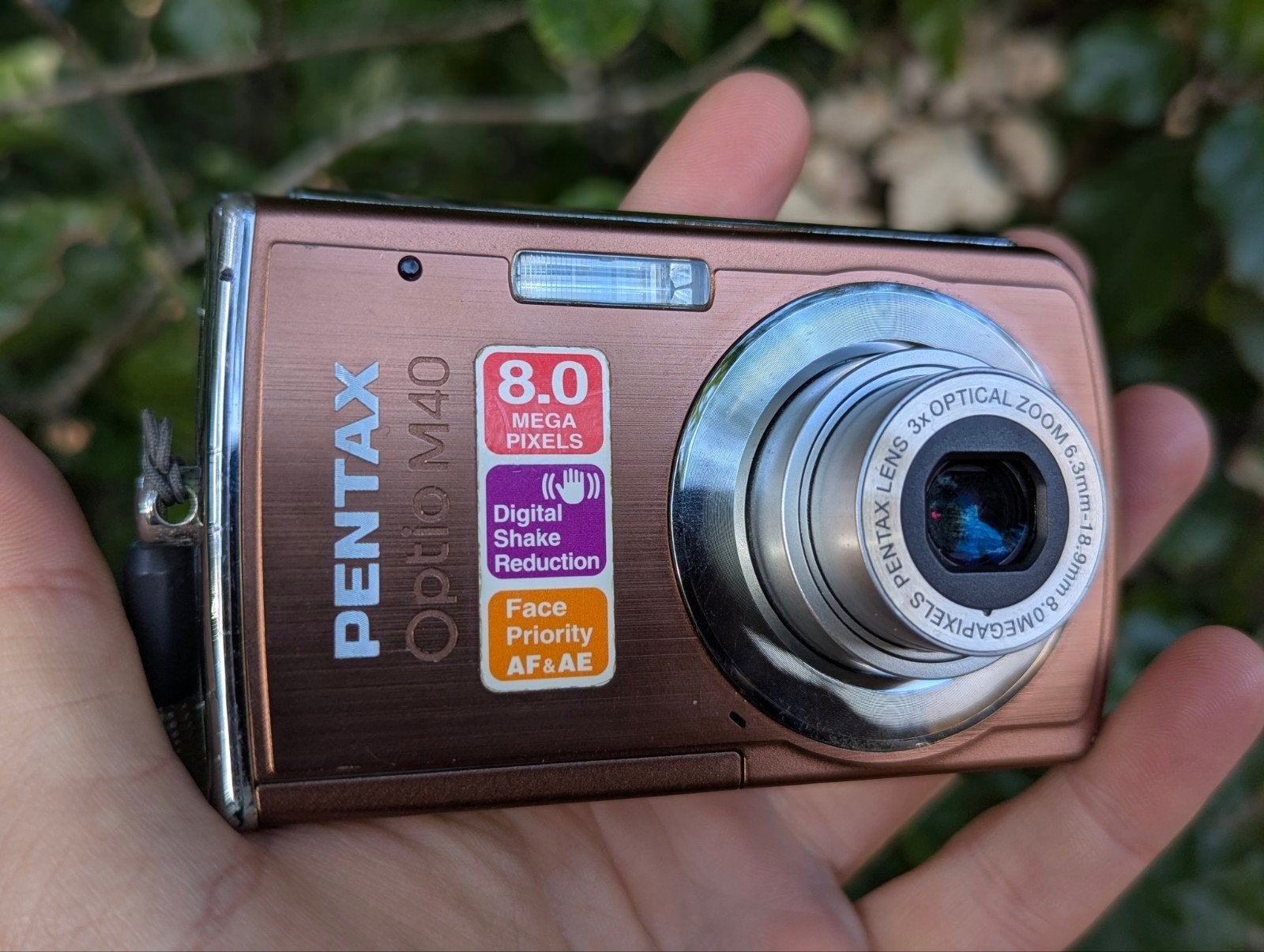 Pentax Optio M40 Compactcamera - 8.0 Megapixels, Gebruikt, Verzenden, Compactcamera, 4 t/m 7 keer
