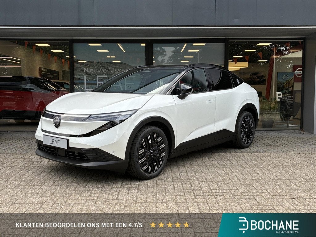 Nissan LEAF Evolve 75 kWh NIEUW UIT VOORRAAD LEVERBAAR | 75, Auto's, Nissan, Huisgarantie, Met garantie (alle), Wit, 218 pk