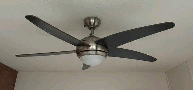 Plafondventilator met verlichting en afstandsbediening, Ophalen, Met afstandsbediening, Overige typen, Hout
