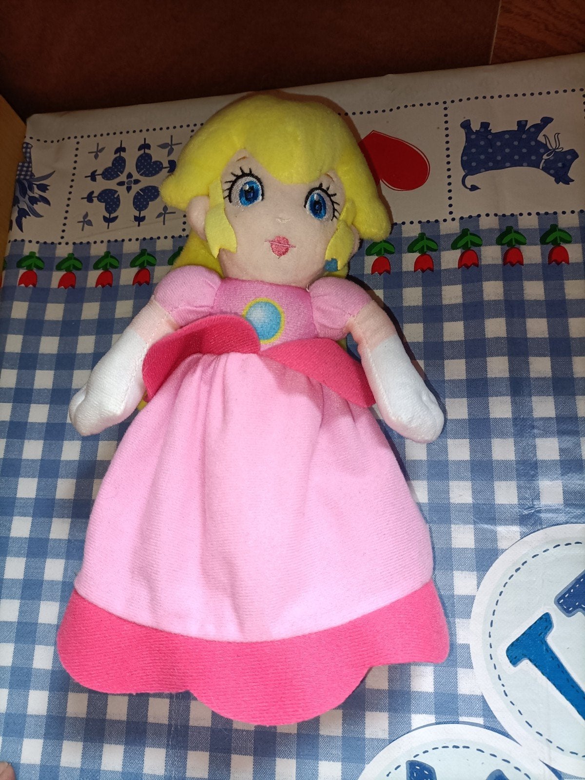 Prinses Peach knuffel Super Mario 30 cm groot, Ophalen of Verzenden