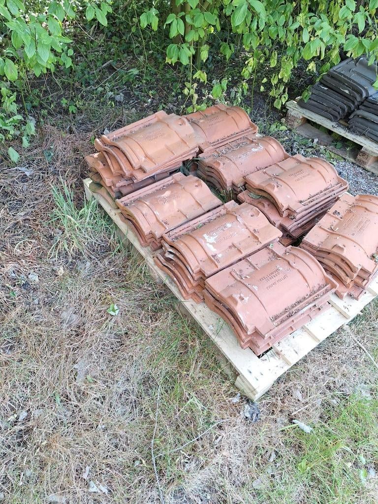 Dakpannen, Ophalen, Gebruikt, Steen of Klei, Minder dan 5 m²