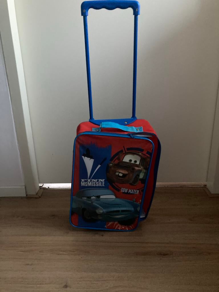 Cars Kinderkoffer - Finn McMissile & Takel, Ophalen, Gebruikt, 20 tot 30 cm, Minder dan 40 cm