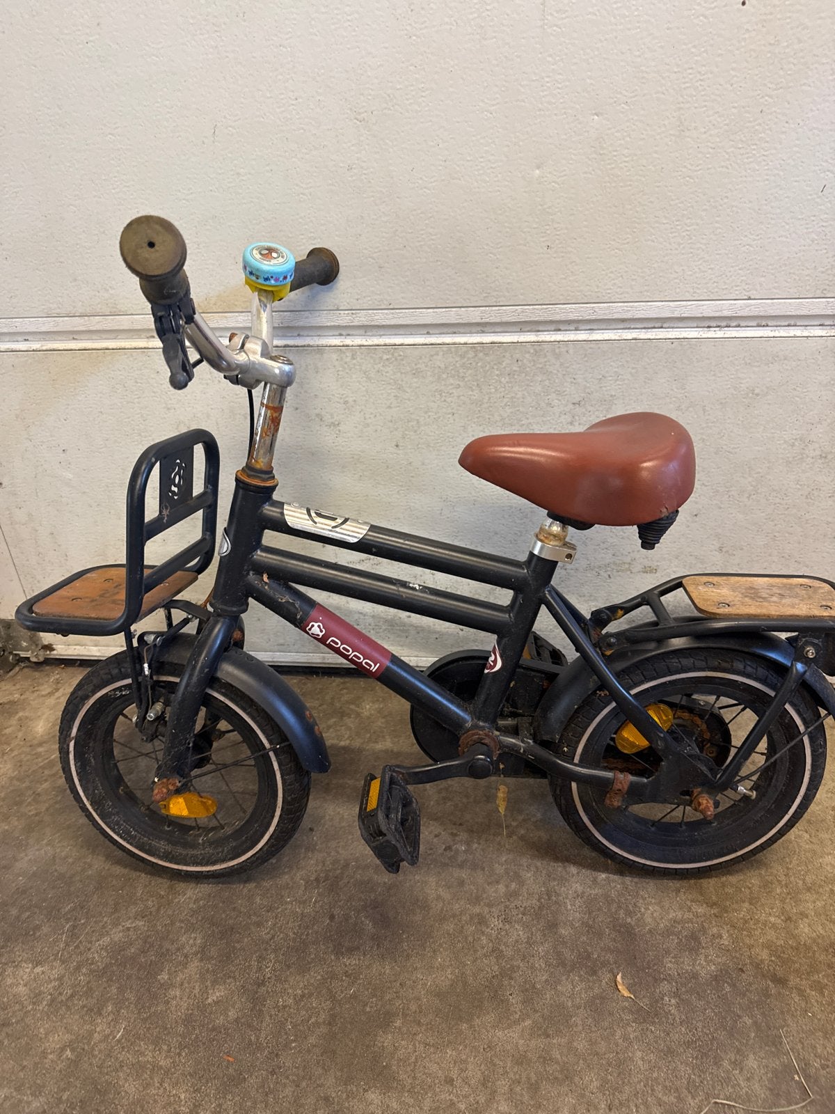 Popal kinderfiets 16 inch - Gebruikt, Ophalen, Gebruikt, Terugtraprem, 16 tot 20 inch