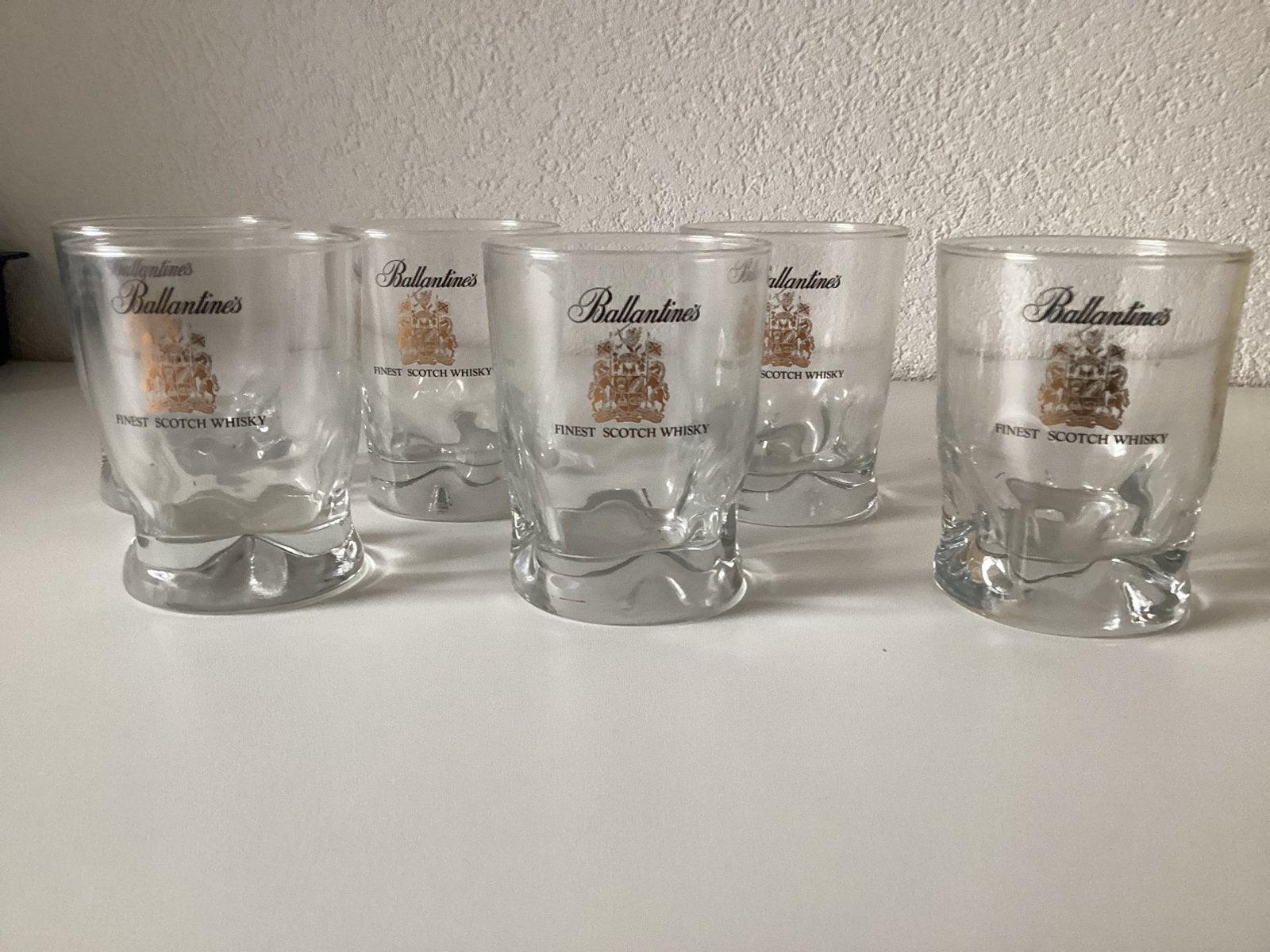 6 wisky glazen, Ophalen of Verzenden, Zo goed als nieuw, Overige typen