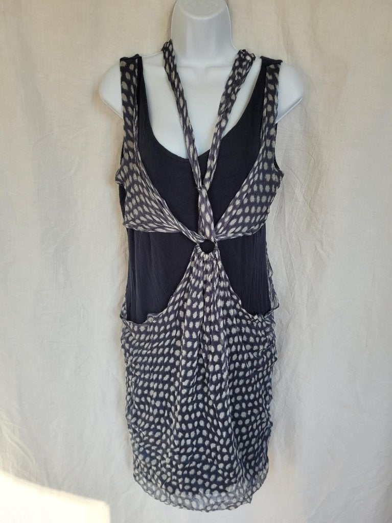 Hele aparte jurk mt 40 merk Expresso, Maat 38/40 (M), Blauw, ., Ophalen of Verzenden