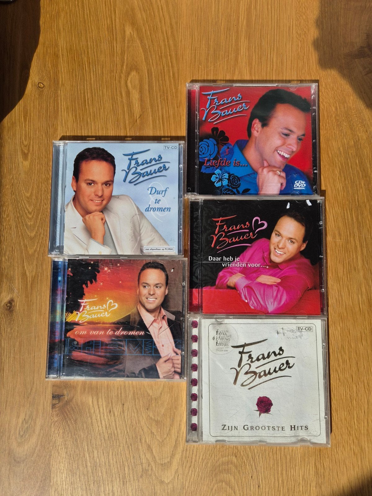 Frans Bauer CD collectie - 5 albums en 1 verzamelalbum, Gebruikt, Ophalen of Verzenden, Levenslied of Smartlap, Verzamelalbum