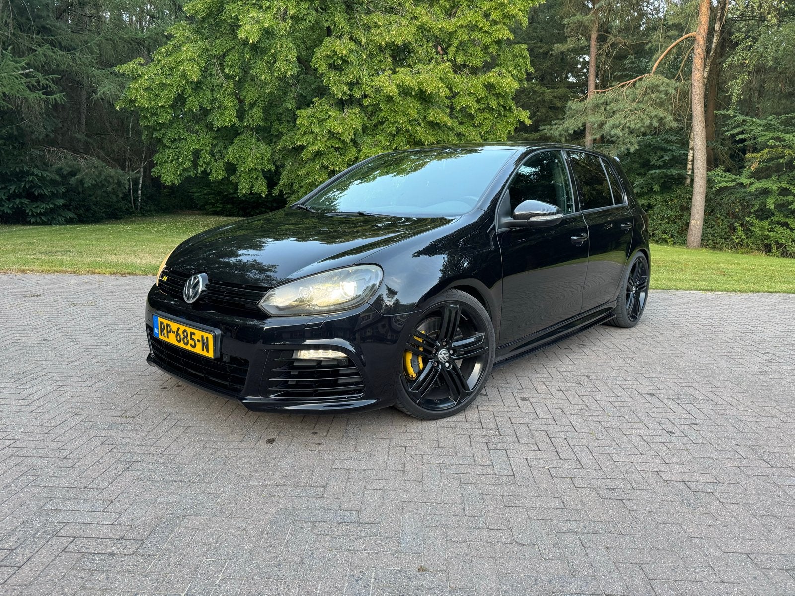 VOLKSWAGEN GOLF 6 R20/2.0 TSI/4MOTION/DSG/LEDER, Auto's, Volkswagen, 1441 kg, Zwart, 4 cilinders, 1984 cc