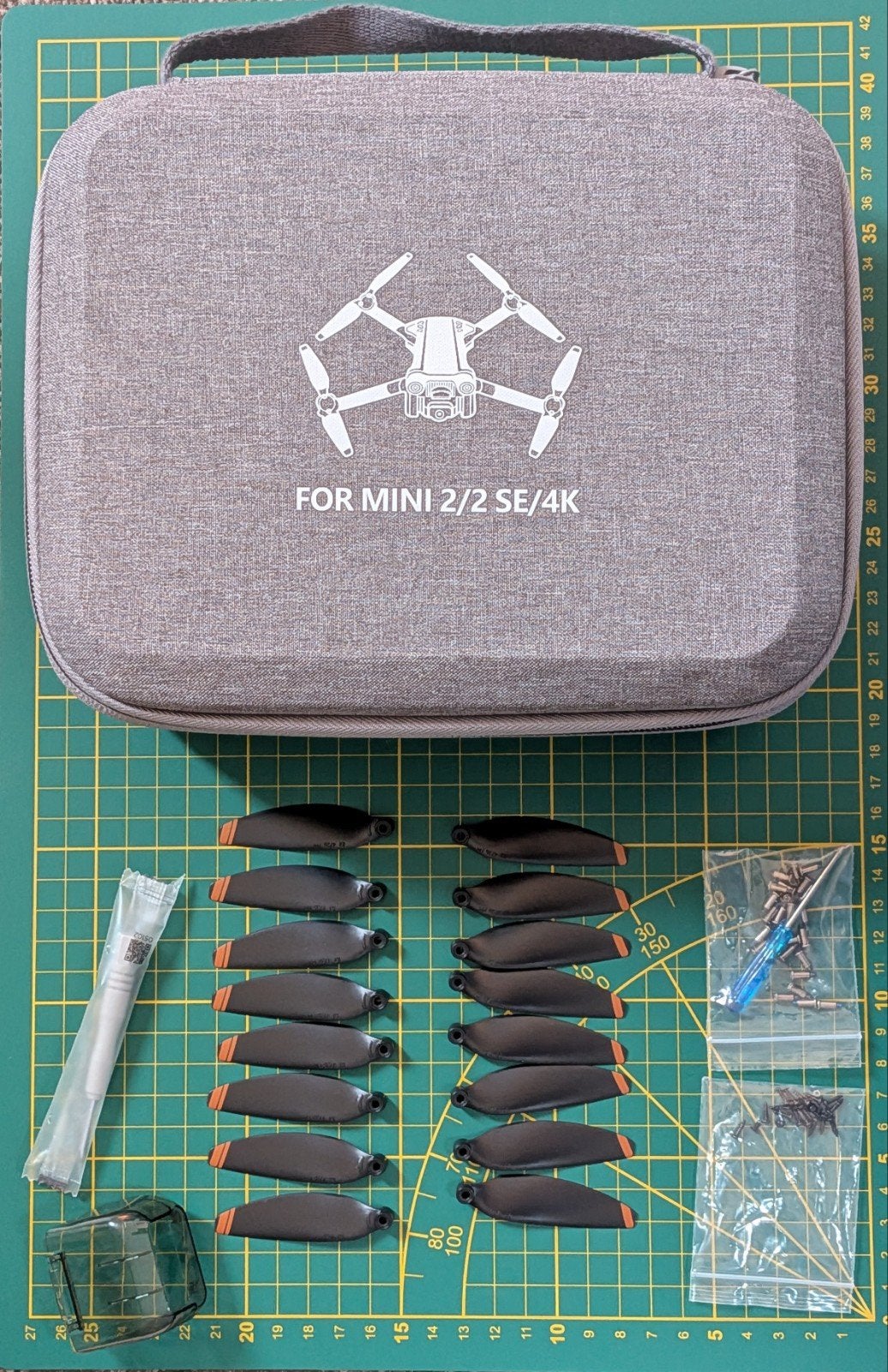 DJI Mini 2/4K onderdelen: Propellers, Gimbalrotector & Case, Ophalen of Verzenden, Nieuw, Cameradrone, DJI