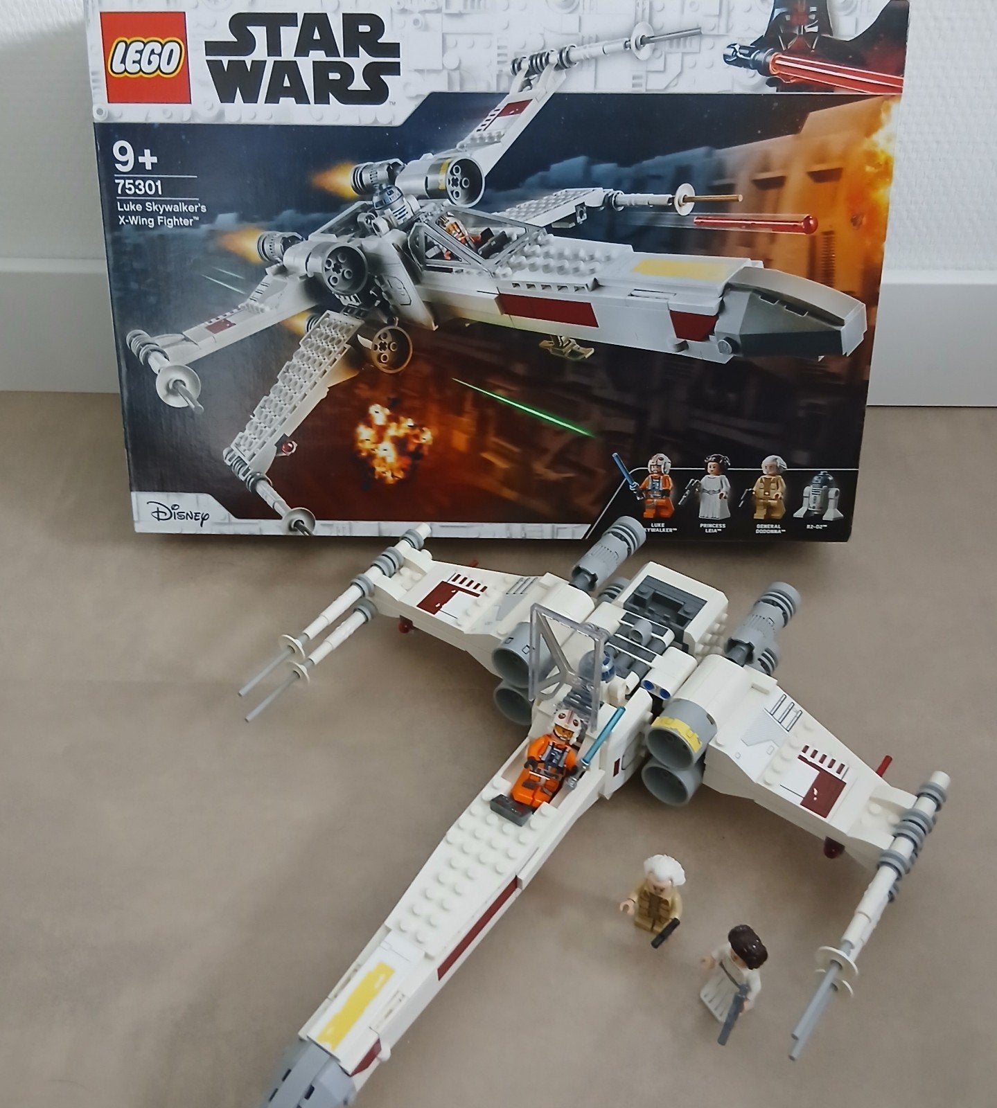 LEGO Star Wars 75301 Luke Skywalker's X-Wing Fighter, Ophalen of Verzenden, Zo goed als nieuw, Overige merken