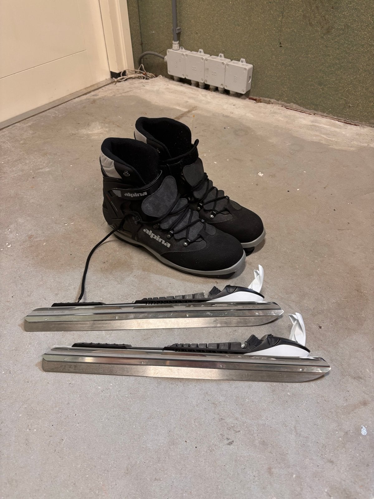 Alpina zandstra combi Noren Schaatsen - Maat 48, Ophalen of Verzenden, Zo goed als nieuw, Noren, Overige merken
