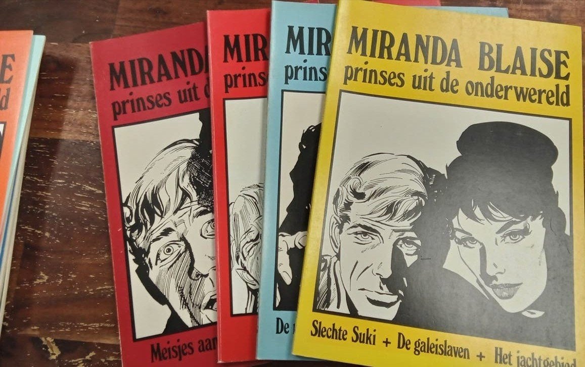 Miranda Blaise stripboeken - 10 delen, Meerdere stripboeken, Ophalen of Verzenden, Gelezen, Jim Holdaway / Peter O'Donnell
