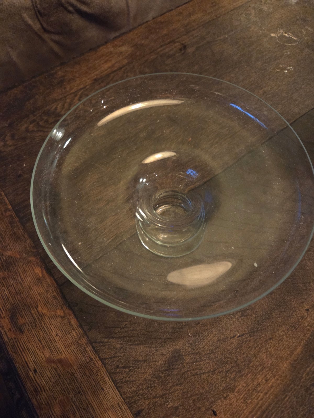 Glazen fruitschaal op voet, Antiek en Kunst, Ophalen