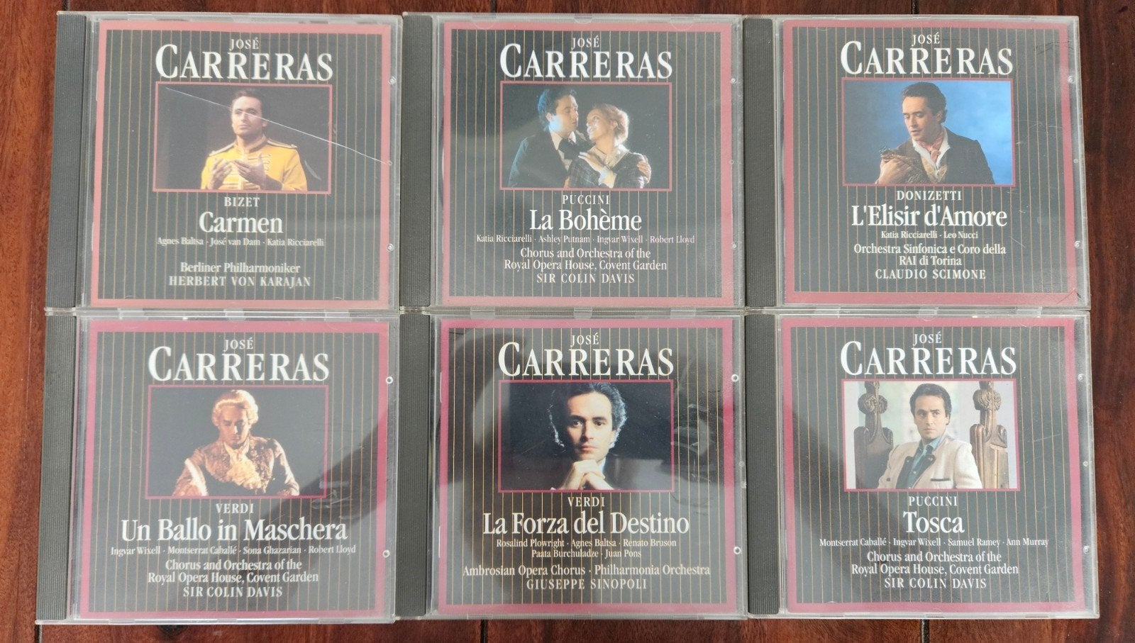 6x CD's van José Carreras, Ophalen of Verzenden