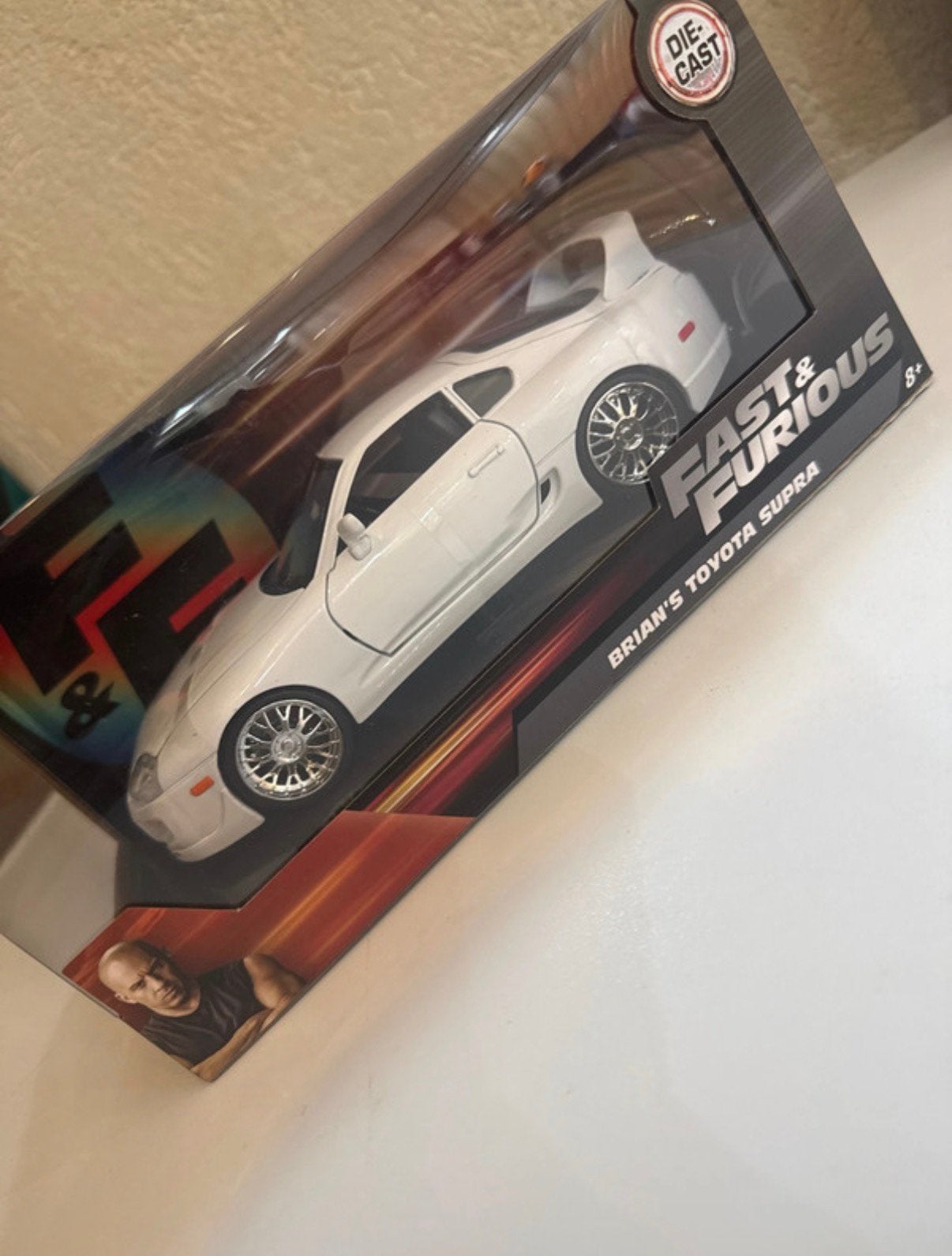 Fast and furious Jada Toys toyota supra wit fast 7 1/24, Hobby en Vrije tijd, Modelauto's | 1:24, Ophalen of Verzenden, Jada