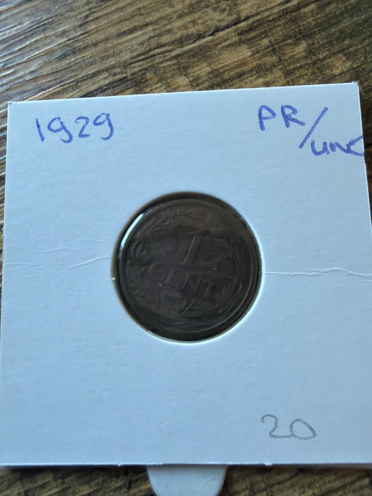 Nederland 1 Cent 1929 Koningin Wilhelmina, Ophalen of Verzenden, Koningin Wilhelmina, 1 cent, Losse munt