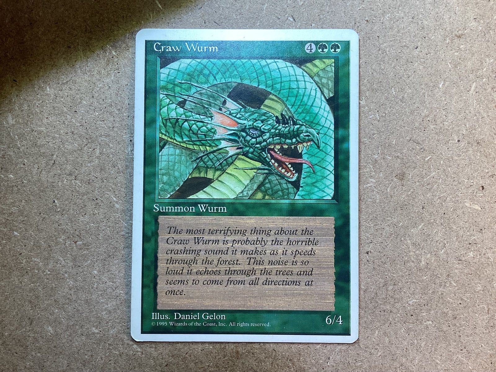 1x Craw Wurm (Good), Ophalen of Verzenden, Gebruikt, Losse kaart