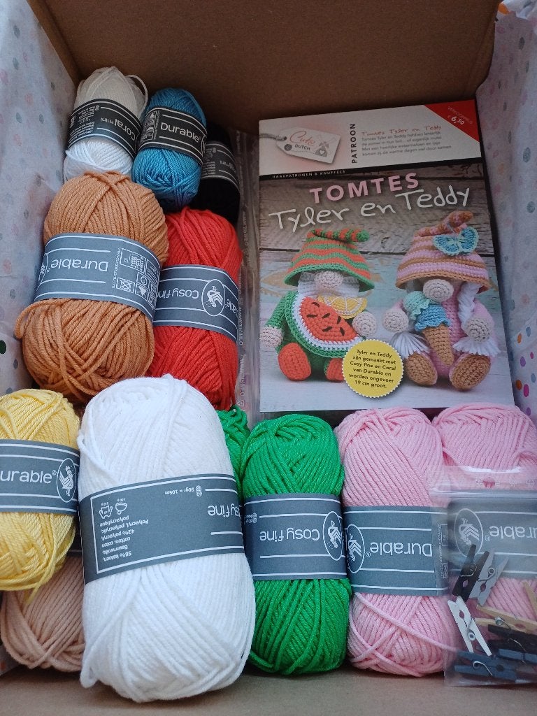 Tof CuteDutch haakpakket Tomtes kabouter haken Scheepjes wol, Ophalen of Verzenden, Nieuw, Haken, Wol of Garen