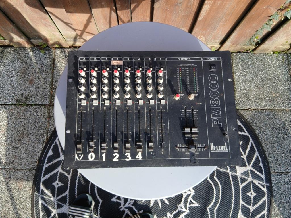 Hi-Level PM8000 High-End Mengpaneel (Zeldzaam), Ophalen of Verzenden
