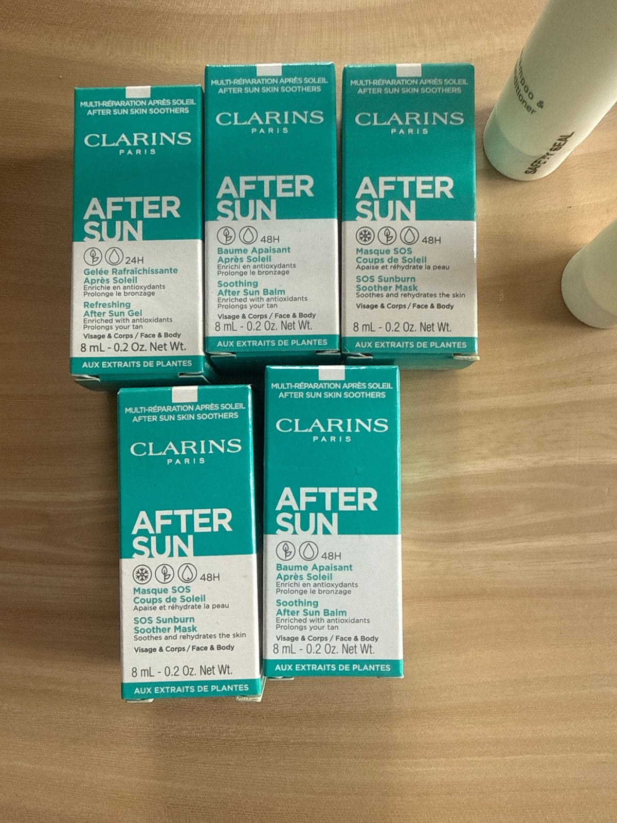 Clarins Aftersun & Pure Altitude Shampoo/Conditioner Nieuw, Ophalen of Verzenden, Nieuw, Gehele gezicht, Verzorging