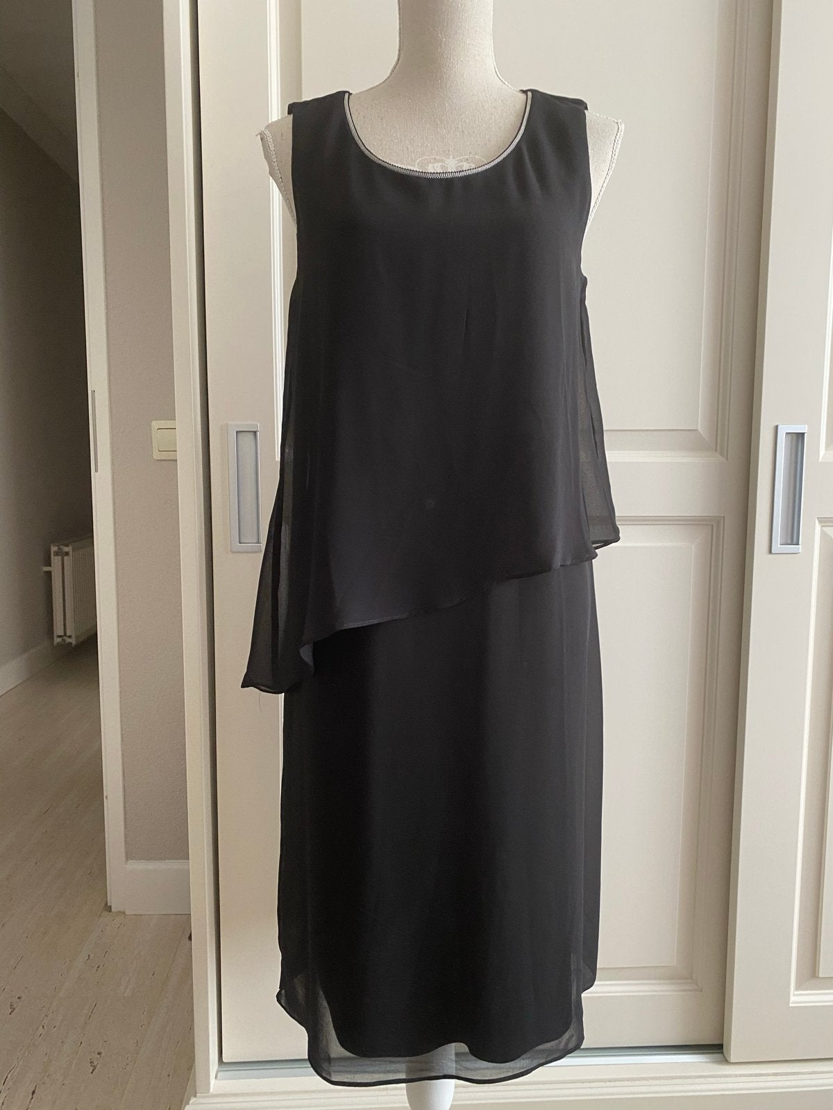 Elegant Zwart Jurkje C&A  CANDA Premium - Maat 38/40 (M), Maat 38/40 (M), Zwart, Ophalen of Verzenden, Zo goed als nieuw