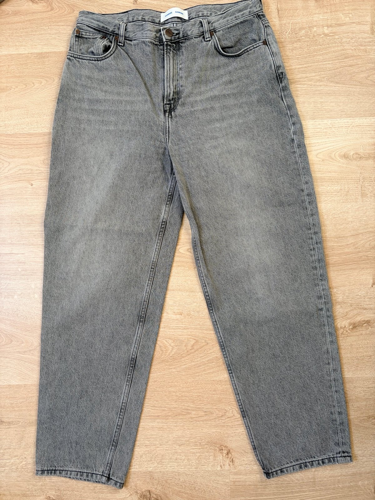 Samsoe Samsoe Elly jeans - Boyfriend fit - Lichtgrijs, Ophalen of Verzenden, Zo goed als nieuw, Grijs, W30 - W32 (confectie 38/40)