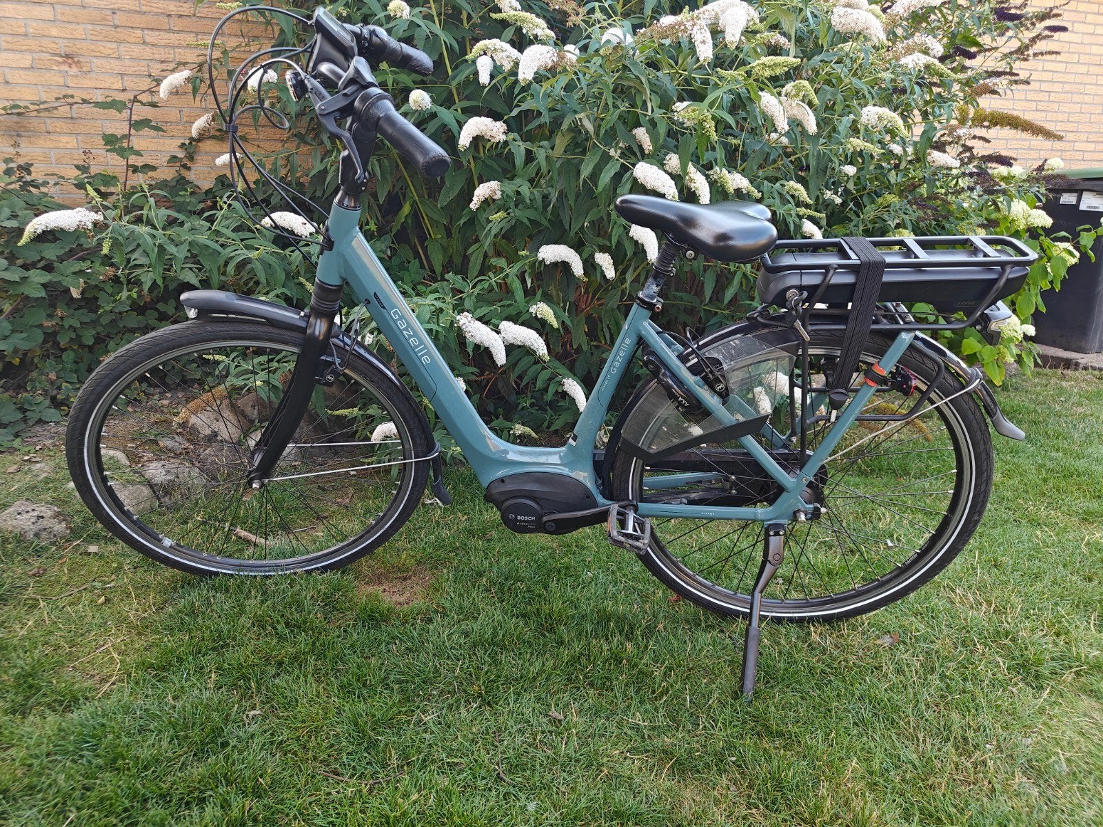 Gazelle Orange  C8 HMB electr. fiets 2021 – Petrol Blue 28", Fietsen en Brommers, Elektrische fietsen, Ophalen, Zo goed als nieuw