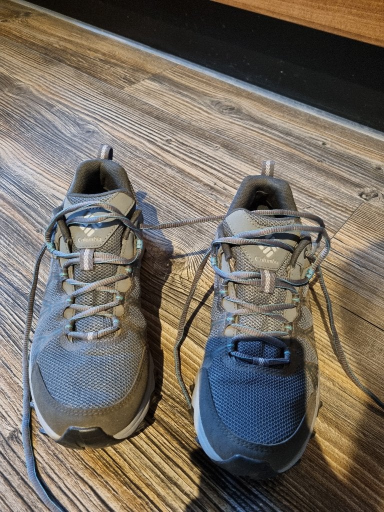 Wandelschoenen Columbia, Wandelschoenen, Grijs, Gedragen, Ophalen