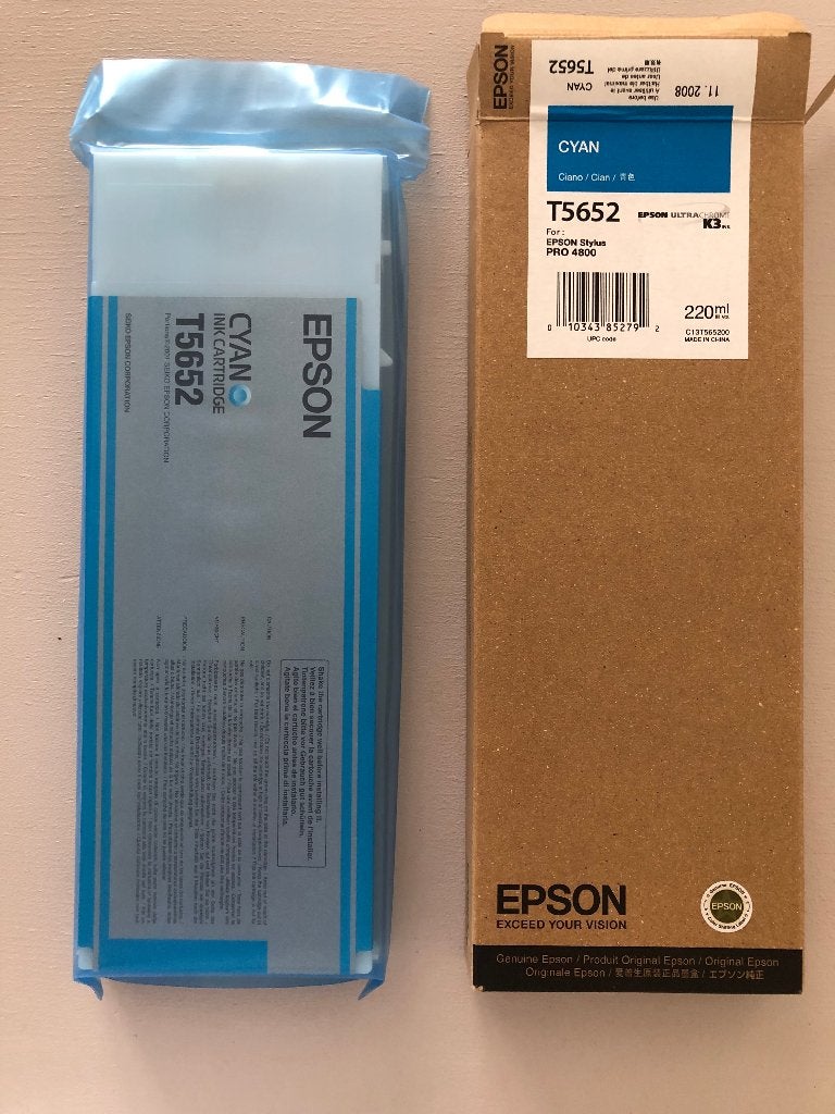 CYAN EPSON INKT STYLUS PRO 4880 en 4800 CARTRIDGE, Ophalen of Verzenden, Nieuw, Cartridge, Epson