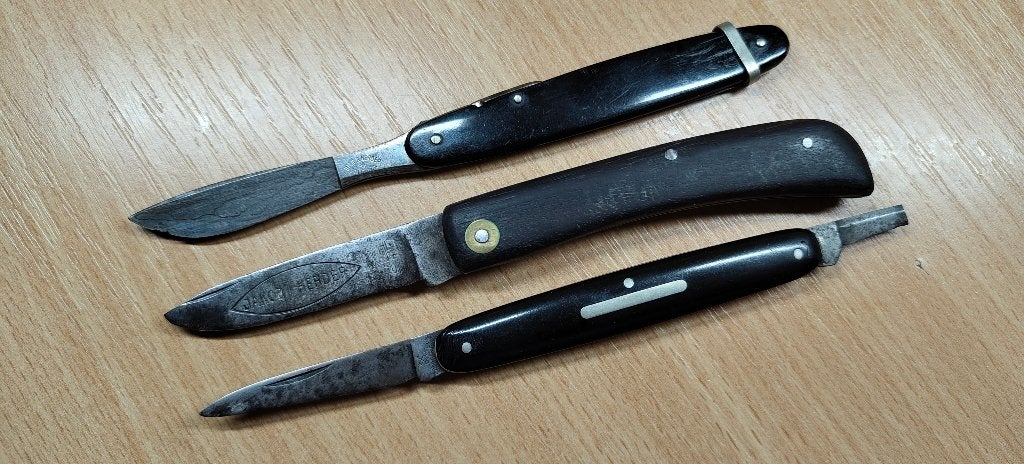 zakmes x3 Herder, Caravans en Kamperen, Verzenden, Gebruikt