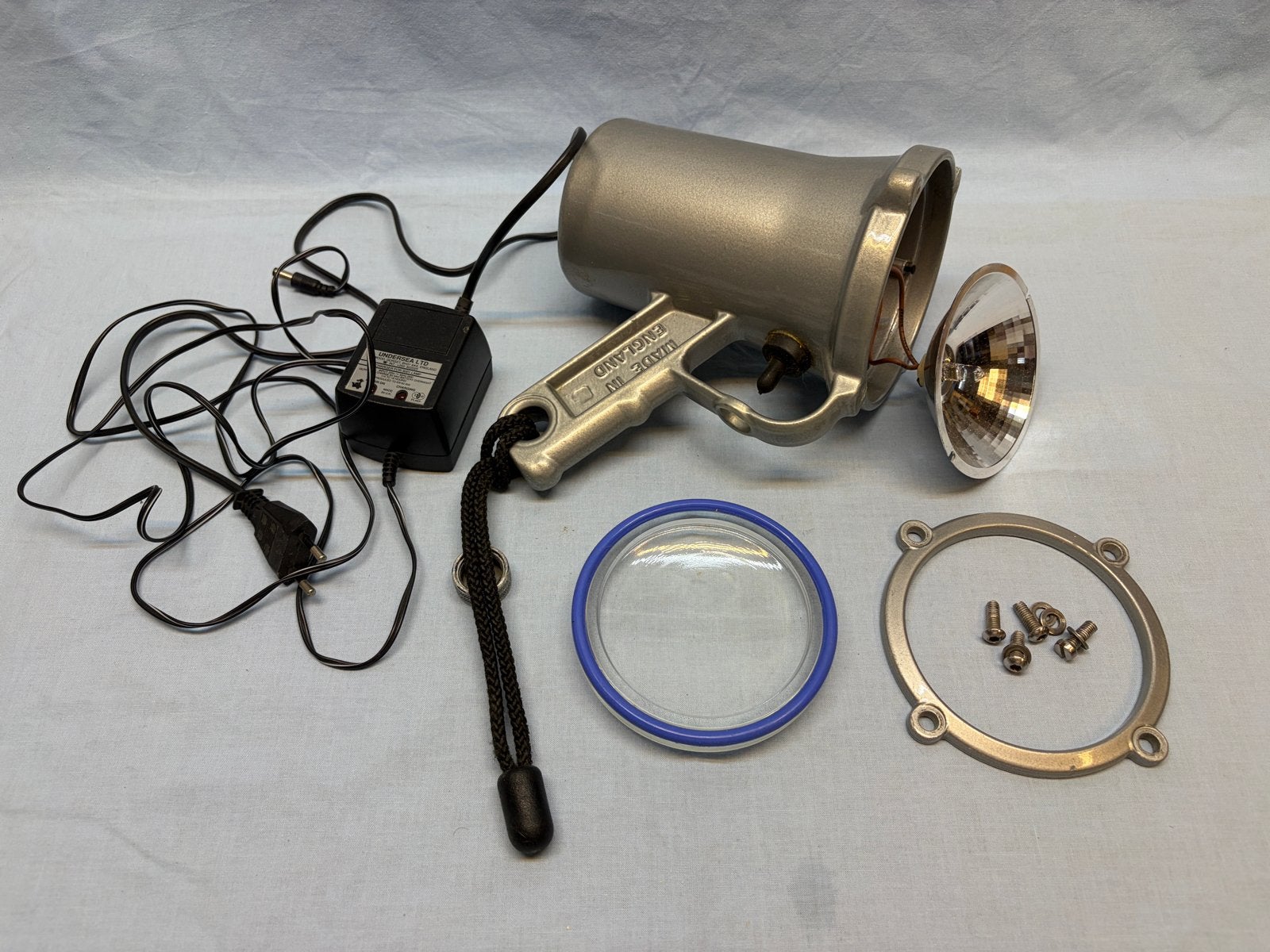 Aluminium Sealamp duiklamp van Undersea UK, Watersport en Boten, Ophalen of Verzenden, Gebruikt, Duiklamp