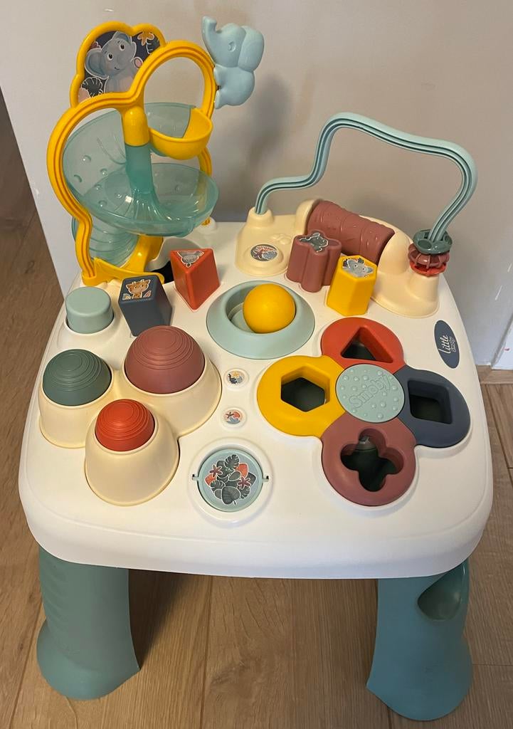 Little Smoby Activiteitentafel / speeltafel - compleet zgan, Kinderen en Baby's, Speelgoed | Babyspeelgoed, Zo goed als nieuw