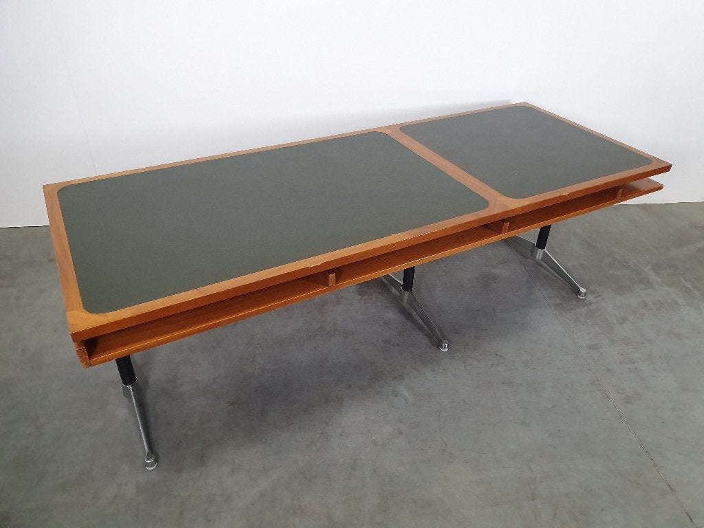 Vintage Bauhaus bureau van Egon Eiermann 60s, Herman Miller, Huis en Inrichting, Ophalen, Gebruikt, ., Zwart