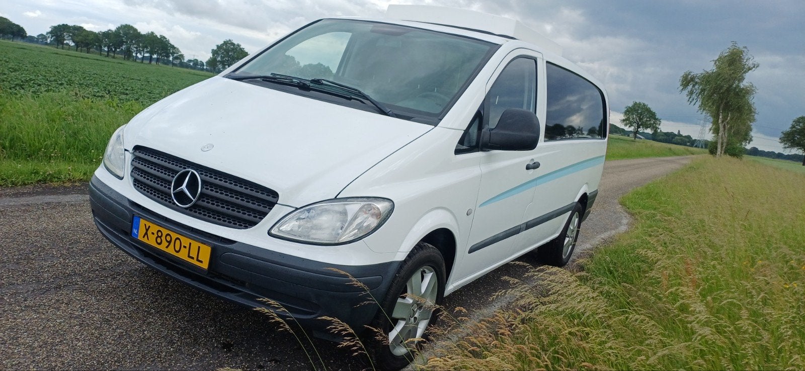 Mersedes camper met 153000 km, Buscamper of Camperbus, Mercedes-Benz, Diesel