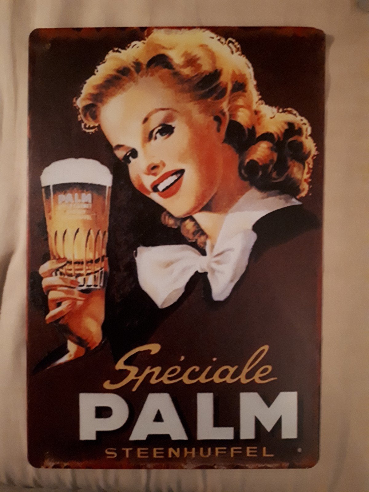 Palm 20x30 cm Metalen Reclamebord, Verzenden, Nieuw, Reclamebord, Plaat of Schild, Palm