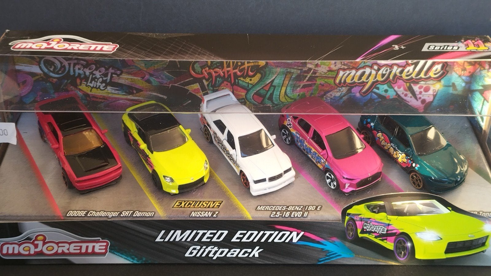 Grafitti set Mercedes Dodge Nissan Alfa Citroen Majorette Po, Auto, Verzenden, ., Nieuw