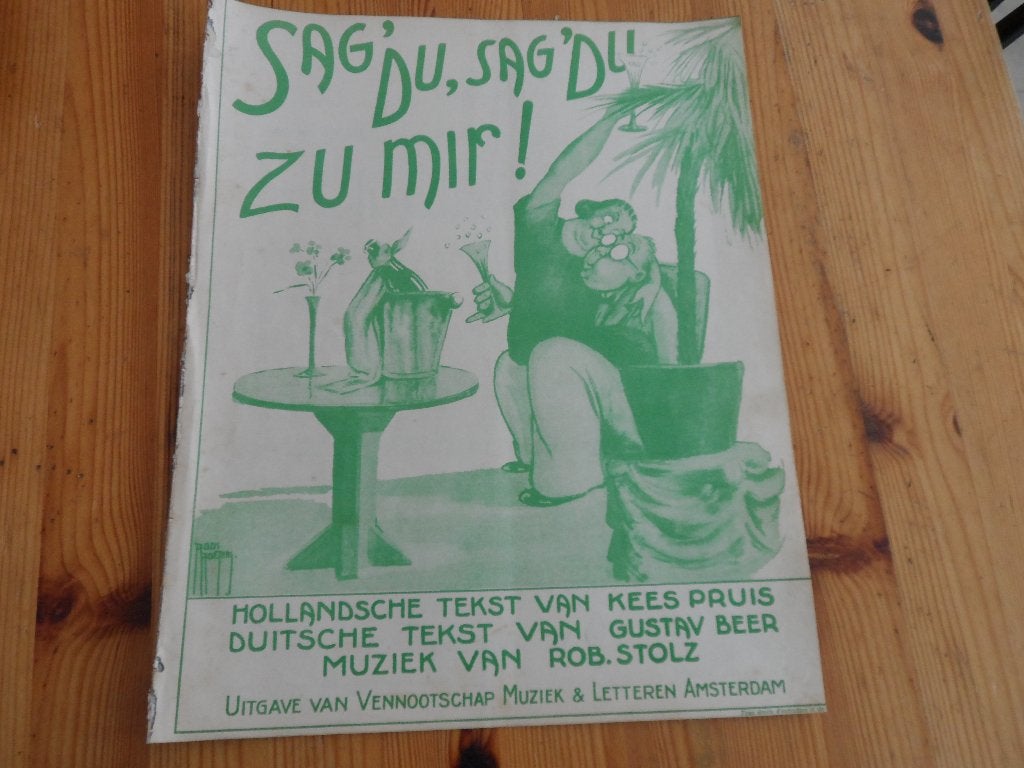 Sag' du, sag' du zu mir - stolz / beer, Piano, Gebruikt, Ophalen of Verzenden, Artiest of Componist