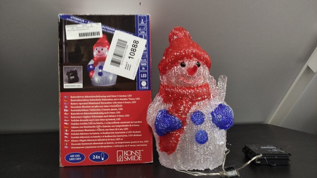 Konst Smide lichtgevende sneeuwpop. Nieuw!, Ophalen of Verzenden, Nieuw