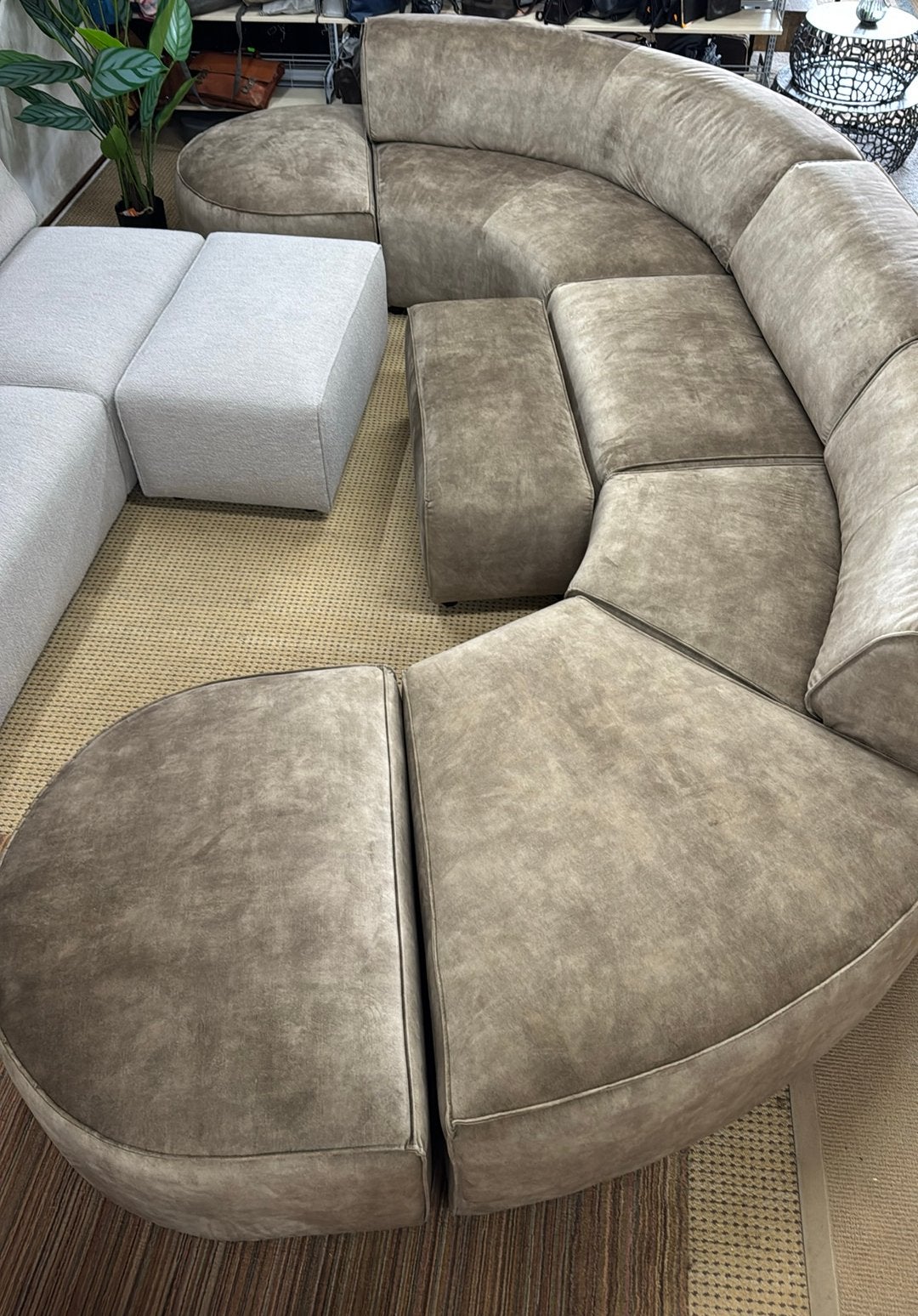 Luxe Grote Modulaire Hoekbank ZARK – Nieuwstaat, Overige maten, Kringloopehb41@hotmail.com, Hoekbank, 7553JE
