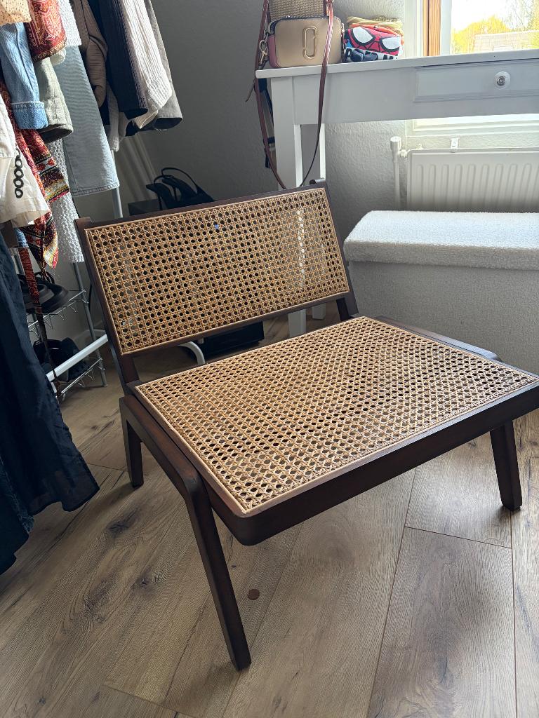 Stoel, Huis en Inrichting, Stoelen, Ophalen, Japandi, Bruin, Zo goed als nieuw