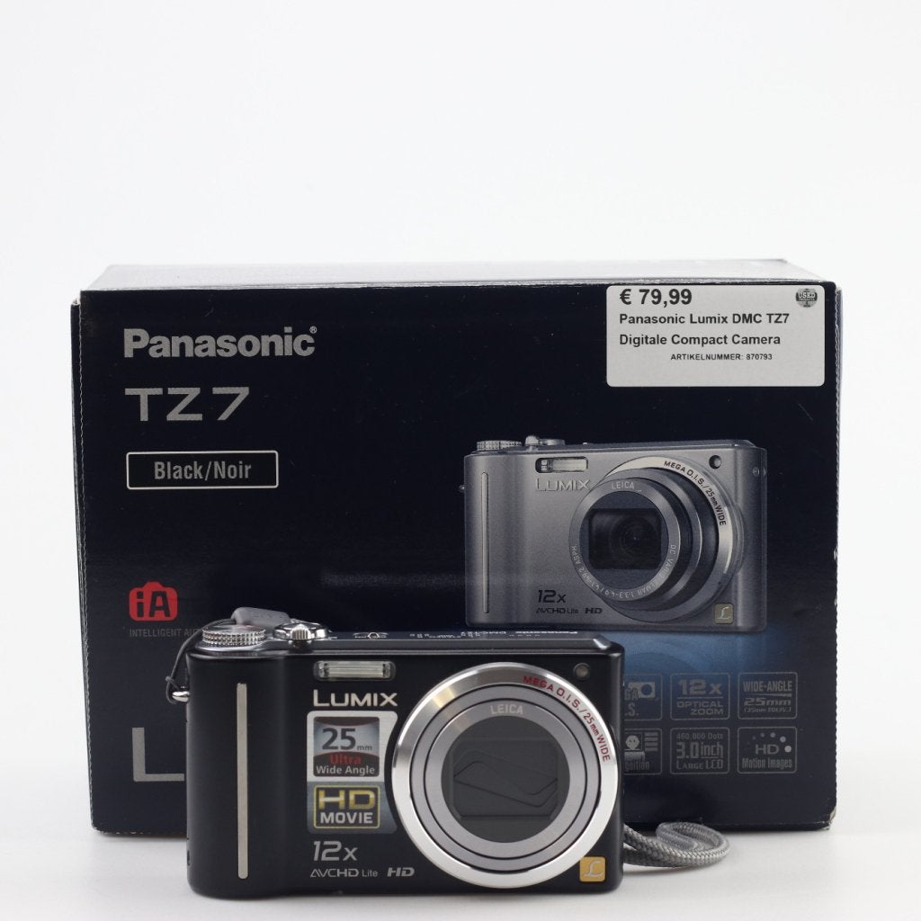 Panasonic Lumix DMC TZ7 Digitale Compact Camera, Panasonic, Zo goed als nieuw, Support@panasonic.com, 1006, Oaza Kadoma, Kadoma-shi
Osaka 571-8501
Japan