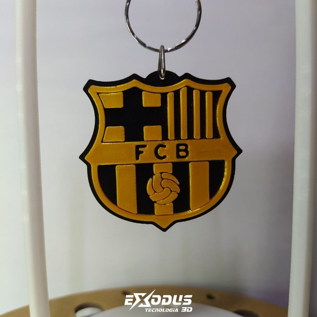 FC Barcelona Sleutelhanger - Més Que Un Club, Ophalen of Verzenden, Nieuw, Sport