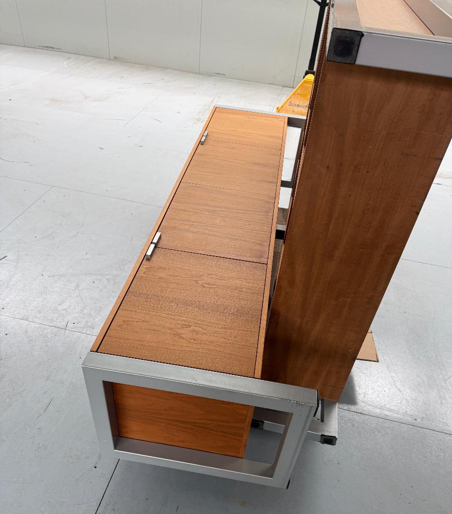 Woonkamer Set: Tafel, salontafel, Dressoir en Boekenkast, Ophalen, Gebruikt, Modern, Industrieel, Minder dan 4 stoelen