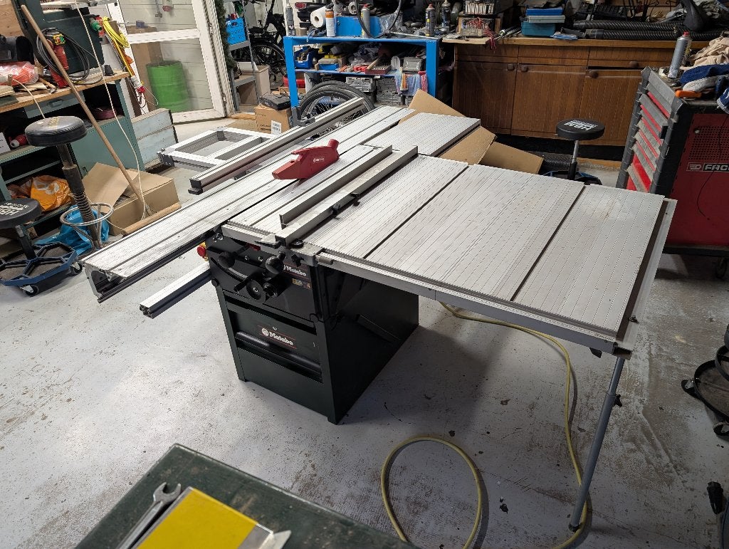 Metabo formaatzaag TKU1693D 400 volt, Doe-het-zelf en Verbouw, Ophalen, Gebruikt, 70 mm of meer, Overige typen